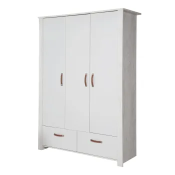 Sifonier pentru copii gri deschis 136x190 cm Mila - Roba b284 imagine
