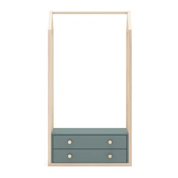 Sifonier pentru copii verde 80x170 cm Esteban - Marckeric 3cc2 imagine