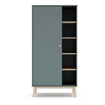 Sifonier pentru copii verde 90x180 cm Esteban - Marckeric eb0a imagine