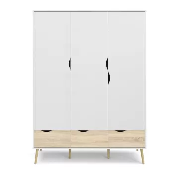 Sifonier Tvilum Oslo, 147 x 200 cm, alb-natural e643 imagine