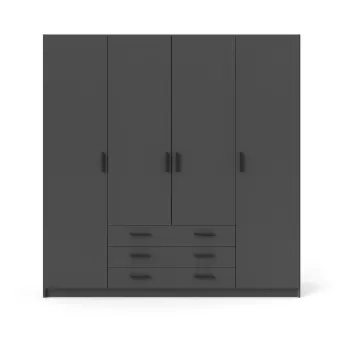 Sifonier Tvilum Sprint, 196 x 200 cm, negru daa5 imagine