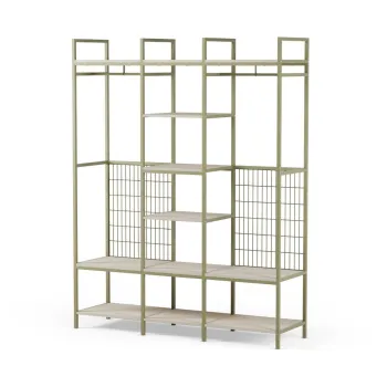 Sifonier verde deschis din otel 140x179,5x40 cm Amara - Marckeric fb66 imagine