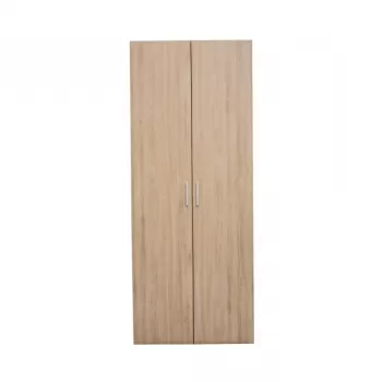 Dulap ALMA 2 usi, 5 rafturi, bara de haine, sonoma, 80x52x203 cm 674f imagine