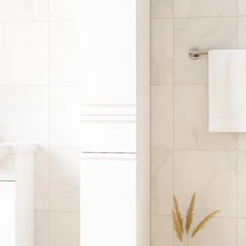 Dulap baie seria 786, front MDF, 2 usi, 1 sertar, alb, 30x31.6x180 cm 92f0 imagine