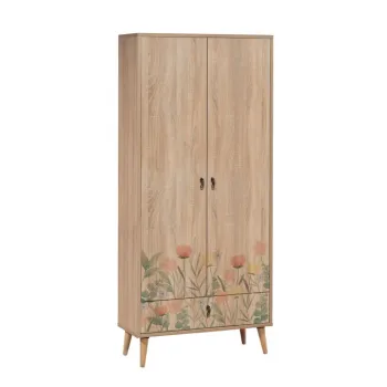 Dulap CITY GARDROP TULIP, multicolor, 80x45x190 cm b456 imagine
