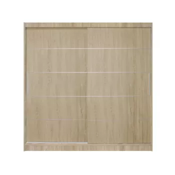 Dulap CORFU 03, usi glisante, sonoma, 200x60x200 cm 8c0a imagine