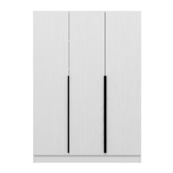 Dulap KALE, 3 usi, alb, 135x52x210 cm d6fe imagine