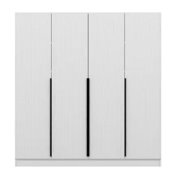 Dulap KALE PLUS, 4 usi, alb, 180x52x210 cm 215a imagine