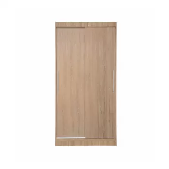 Dulap KOSS 01, usi glisante, sonoma, 100x60x200 cm b00c imagine