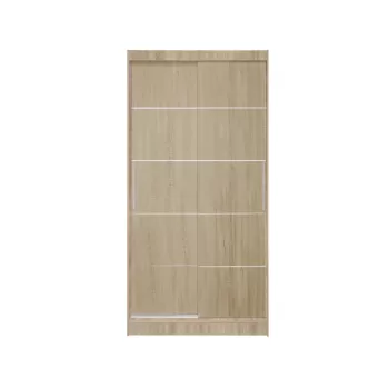 Dulap KOSS 03, cu usi glisante, sonoma, 100x60x200 cm bb07 imagine