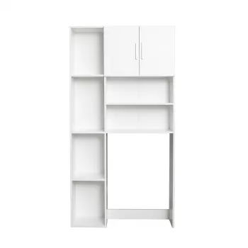 Dulap masina de spalat XL, 2 usi, alb, 97x30x190 cm d5d8 imagine
