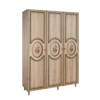 Dulap MODE, 3 usi, stejar sonoma, 135x52x192 cm 3320 imagine