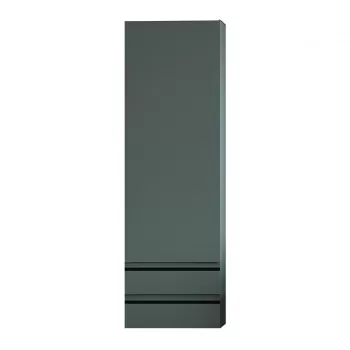 Dulap baie suspendat 146 cm, cu 2 sertare si o usa, verde mat, KolpaSan Alexis 149d imagine