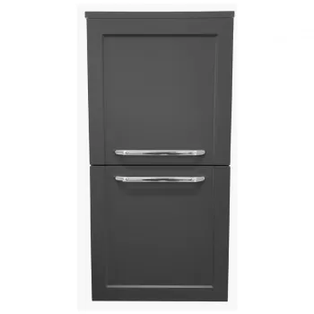 Dulap baie suspendat 92 cm cu 2 usi, antracit, KolpaSan Blanche cd13 imagine