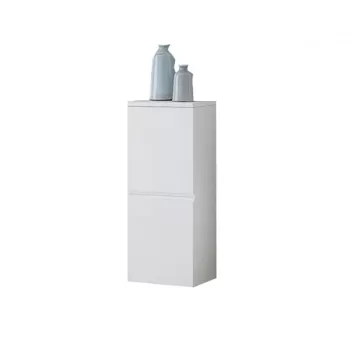 Dulap baie suspendat 95 cm, cu 2 usi, alb mat, KolpaSan Oxana 11f2 imagine
