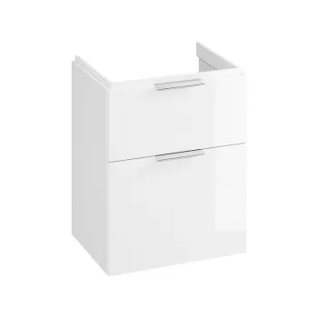 Dulap baie suspendat Cersanit City 60 pentru lavoar, alb ea9f imagine