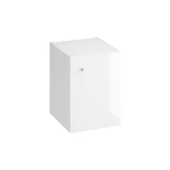 Dulap baie suspendat Cersanit Larga, o usa si o polita, 40 cm, alb, montat 095f imagine