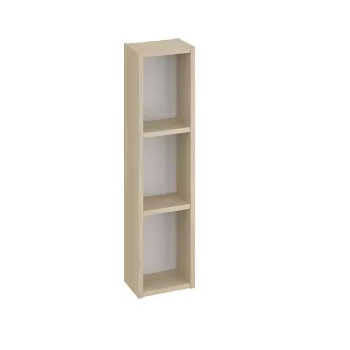 Dulap baie suspendat Cersanit Moduo, 2 polite, 80 cm, stejar, montat 8488 imagine