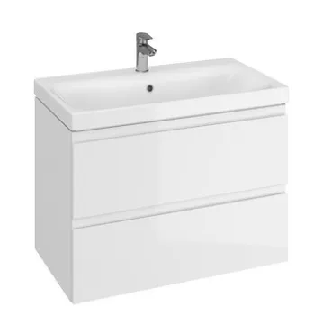 Dulap baie suspendat Cersanit Moduo 80 pentru lavoar, alb 0141 imagine
