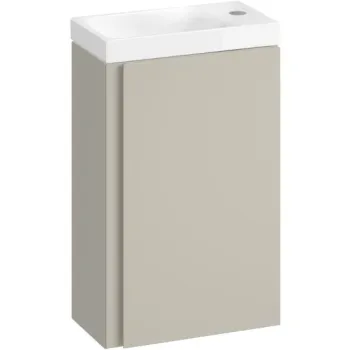 Dulap baie suspendat cu lavoar inclus 40 cm, casmir, Cersanit Moduo 9ed7 imagine