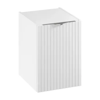 Dulap baie suspendat cu usa, 40 cm, alb mat, Cersanit Tirso 0831 imagine