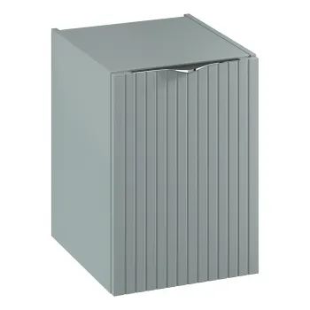 Dulap baie suspendat cu usa, 40 cm, fjiord mat, Cersanit Tirso a38a imagine