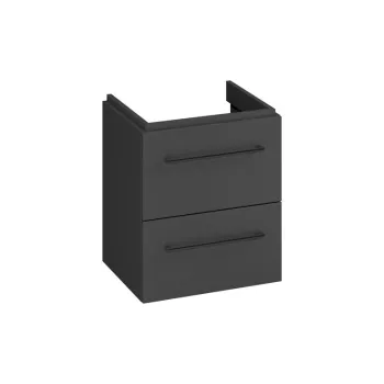 Dulap baie suspendat, cu usa, 49.2x57.2 cm, antracit, Cersanit Larga 7c88 imagine