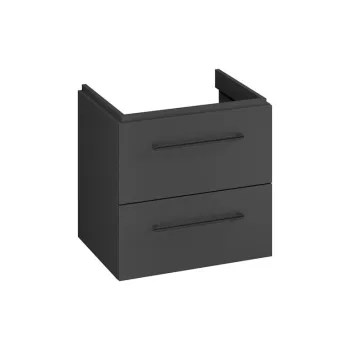 Dulap baie suspendat, cu usa, 59.4x57.2 cm, antracit, Cersanit Larga ab52 imagine