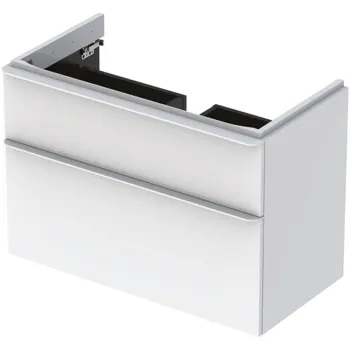 Dulap baie suspendat Geberit Smyle Square pentru lavoar, 80 cm, alb b949 imagine