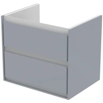 Dulap baie suspendat Ideal Standard Connect Air pentru lavoar, 60 cm, MDF, gri deschis lucios b2e0 imagine