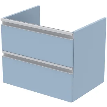 Dulap baie suspendat Ideal Standard Tesi pentru lavoar, 60 cm, MDF, albastru deschis mat b4e1 imagine