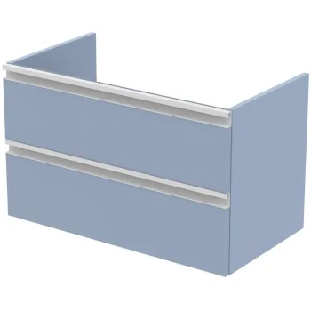 Dulap baie suspendat Ideal Standard Tesi pentru lavoar, 80 cm, MDF, albastru deschis mat 9d3b imagine