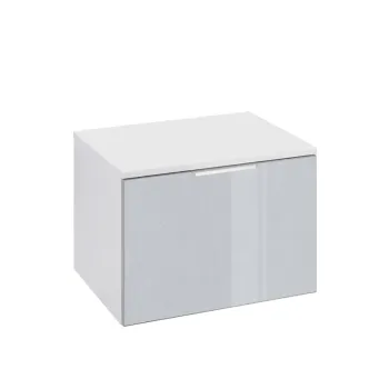 Dulap baza lavoar Cersanit Stillo 60 cm gri lucios 8d9a imagine