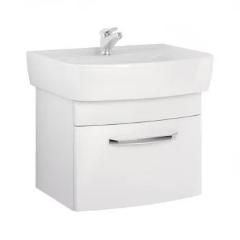 Dulap de baie Pure Alb pentru lavoar Pure 60 Cersanit ec8c imagine