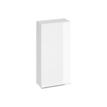 Dulap suspendat baie dreptunghiular, alb cu manere cromate, Cersanit Virgo 6528 imagine