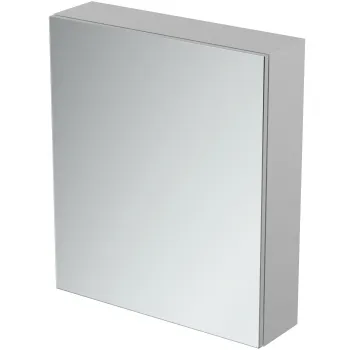 Dulap suspendat cu oglinda si lumina led dedesubt Ideal Standard MirrorLight, 60 cm, gri mat 9ccd imagine