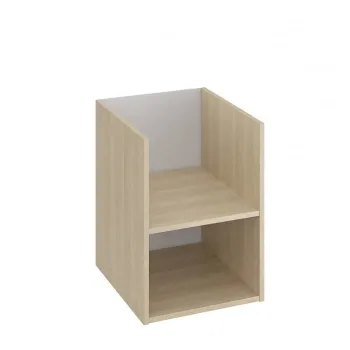 Dulap suspendat fara usa cu montare sub blat, Cersanit Moduo 40 cm, stejar 8fee imagine