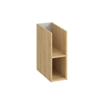 Dulap suspendat, modul deschis, 20x55.1 cm, stejar hickory, Cersanit Moduo b8a8 imagine