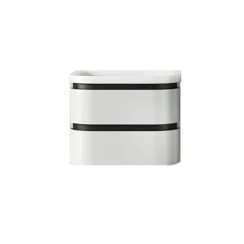 Set dulap baie cu lavoar inclus KolpaSan Vittoria 60 cm, alb mat 6470 imagine
