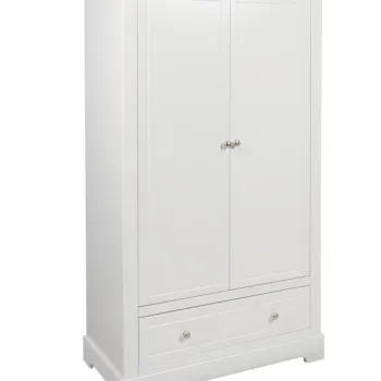 Dulap Marylou alb cu 2 sertare H174,6 cm b50b imagine