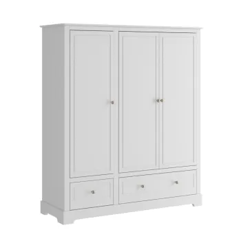 Dulap Marylou alb cu 3 sertare H174,5 cm 7a30 imagine