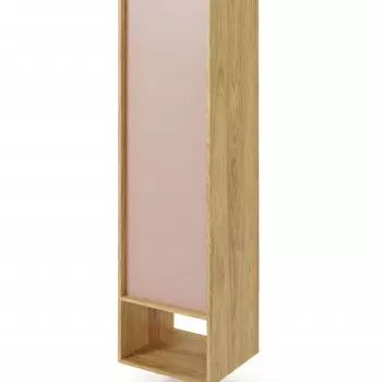 Dulap modular Mobius 1D natur/roz - H179 cm 5e53 imagine