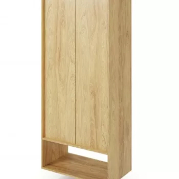 Dulap modular Mobius 2D natur - H179 cm 1893 imagine