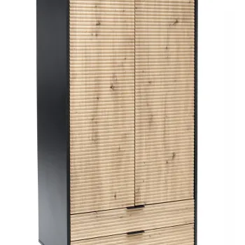 Dulap Murano S-1 stejar artizan/negru 6c3f imagine