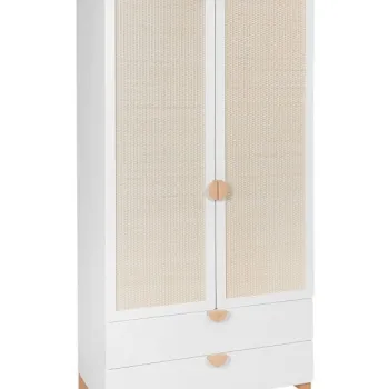 Dulap Ratata alb/fag/natur H195 cm e501 imagine
