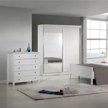 Dulap, Comforty, Rio, 100x110x47 cm, Alb 71f3 imagine