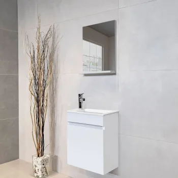 Dulap de baie, Hanah Home, Fit, 45x53x25 cm, Alb e6b8 imagine