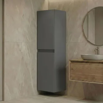 Dulap de baie, Hanah Home, Nest 40 v2, Gri Mat 29bb imagine