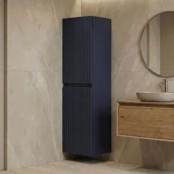 Dulap de baie, Hanah Home, Tivoli 40, Albastru marin mat 91e6 imagine