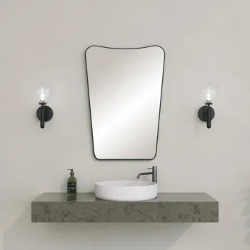 Dulap de baie, Neostill, Bella Cabinet, MDF , Negru 620d imagine